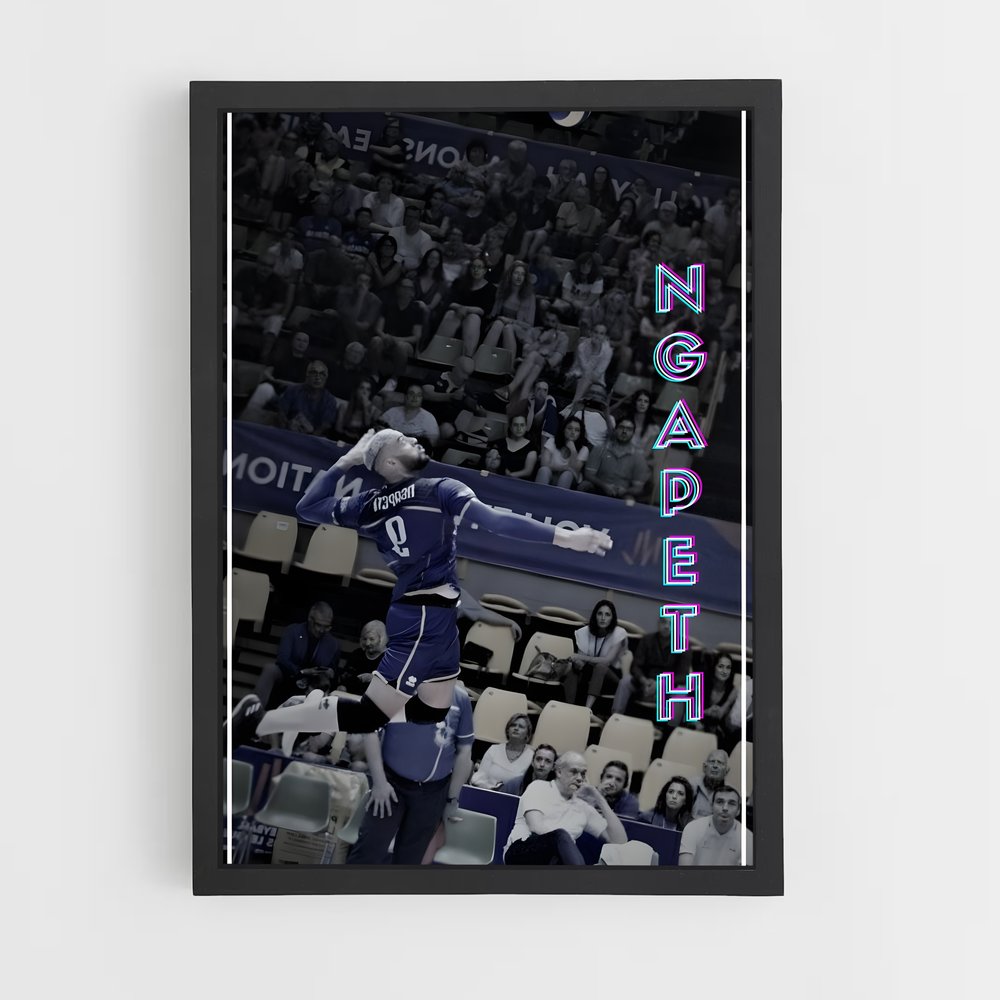 Poster L'As du Volley – affiche Volleyball (vue 2)